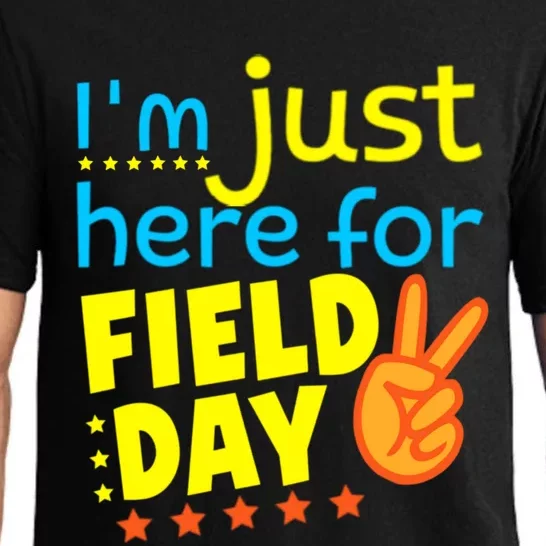 IM Just Here For Field Day 2024 For Teacher Field Day Great Gift Pajama Set