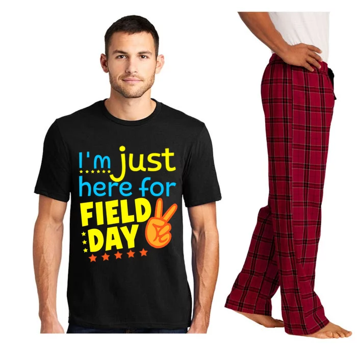 IM Just Here For Field Day 2024 For Teacher Field Day Great Gift Pajama Set