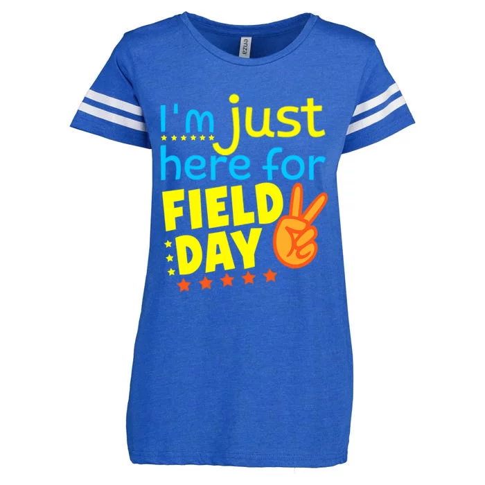 IM Just Here For Field Day 2024 For Teacher Field Day Great Gift Enza Ladies Jersey Football T-Shirt