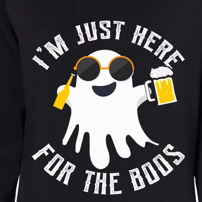 IM Just Here For The Boos For Halloween Womens California Wash Sweatshirt