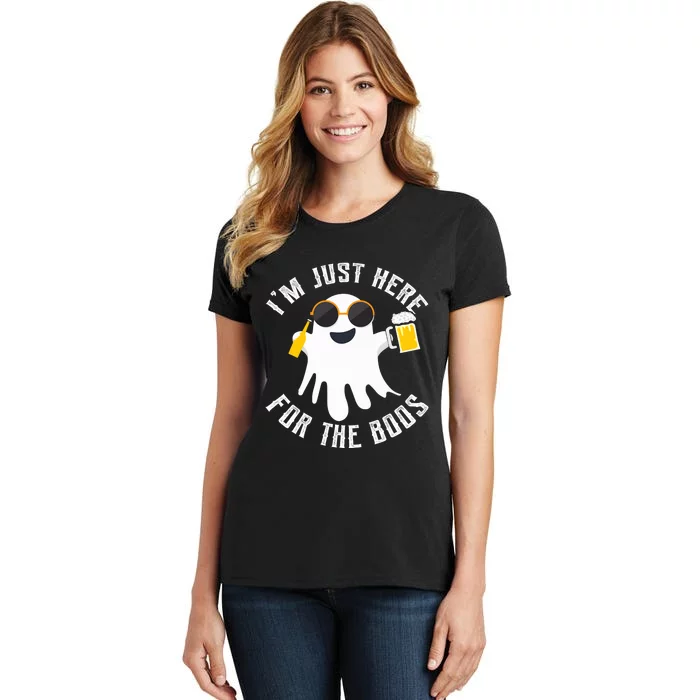 IM Just Here For The Boos For Halloween Women's T-Shirt