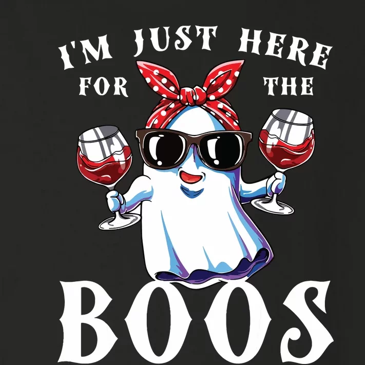 IM Just Here For The Boos Funny Drinking Halloween Costume Toddler Long Sleeve Shirt