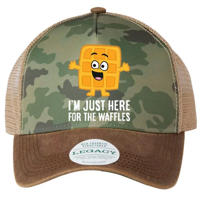 IM Just Here For The Waffles Legacy Tie Dye Trucker Hat