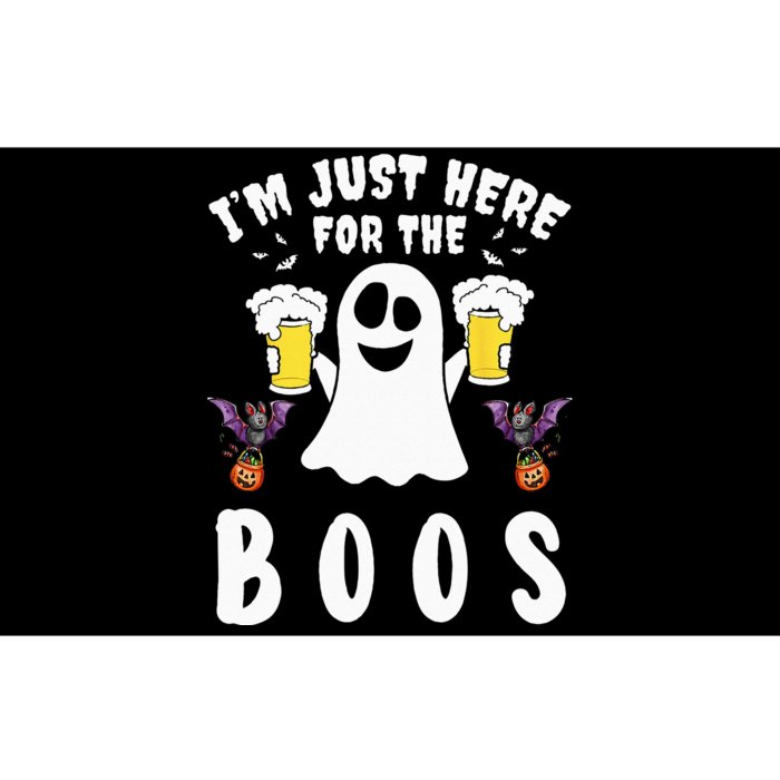 Im Just Here For The Boos Ghost Beer Halloween Costume Men Bumper Sticker