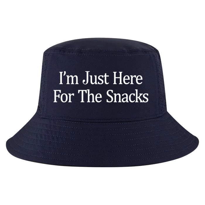 Im Just Here For The Snacks Gift Cool Comfort Performance Bucket Hat