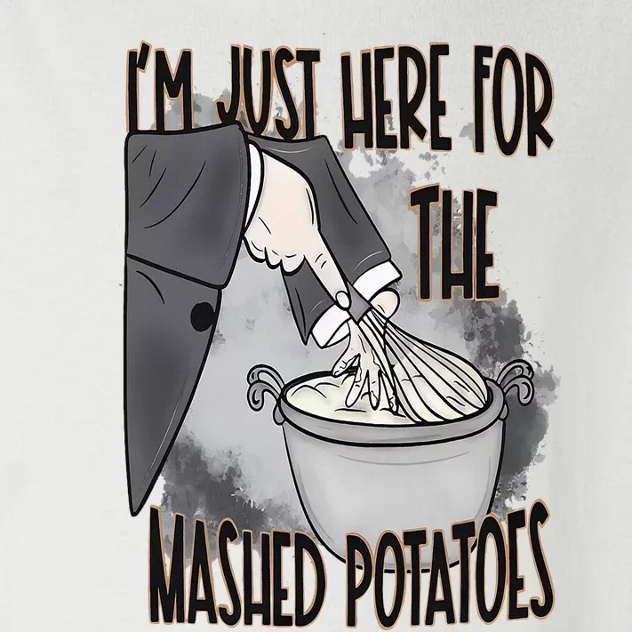 I'm Just Here For The Mashed Potatoes Cute Thanksgiving Food Toddler Long Sleeve Shirt