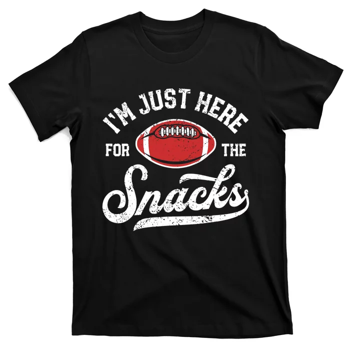 I'm Just Here For The Snacks Funny Fantasy Football League T-Shirt