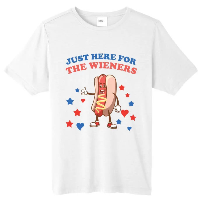 Im Just Here For The Wieners 4th Of July Shirts ChromaSoft Performance T-Shirt