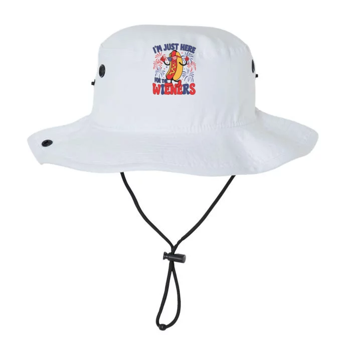 Im Just Here For The Wieners 4th Of July Usa Celebration Independence Day Legacy Cool Fit Booney Bucket Hat