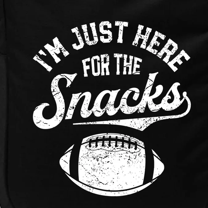 I'm Just Here For The Snacks Funny Fantasy Football League Gift Impact Tech Backpack