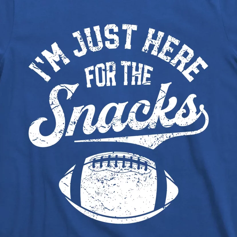 I'm Just Here For The Snacks Funny Fantasy Football League Gift T-Shirt