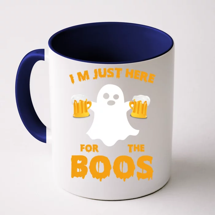 IM Just Here For The Boos Gift Funny Beer Cute Gift Front & Back Coffee Mug