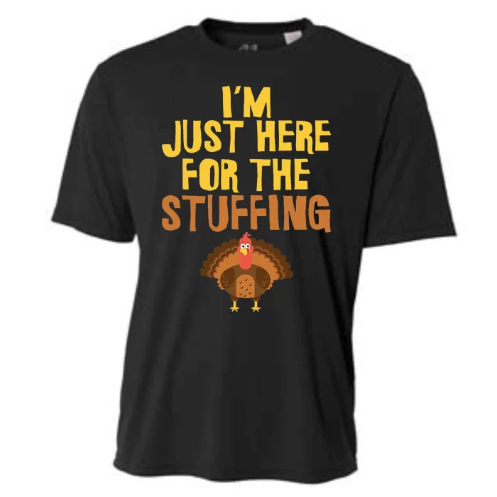 I'm Just Here for The Stuffing Thanksgiving Cooling Performance Crew T-Shirt