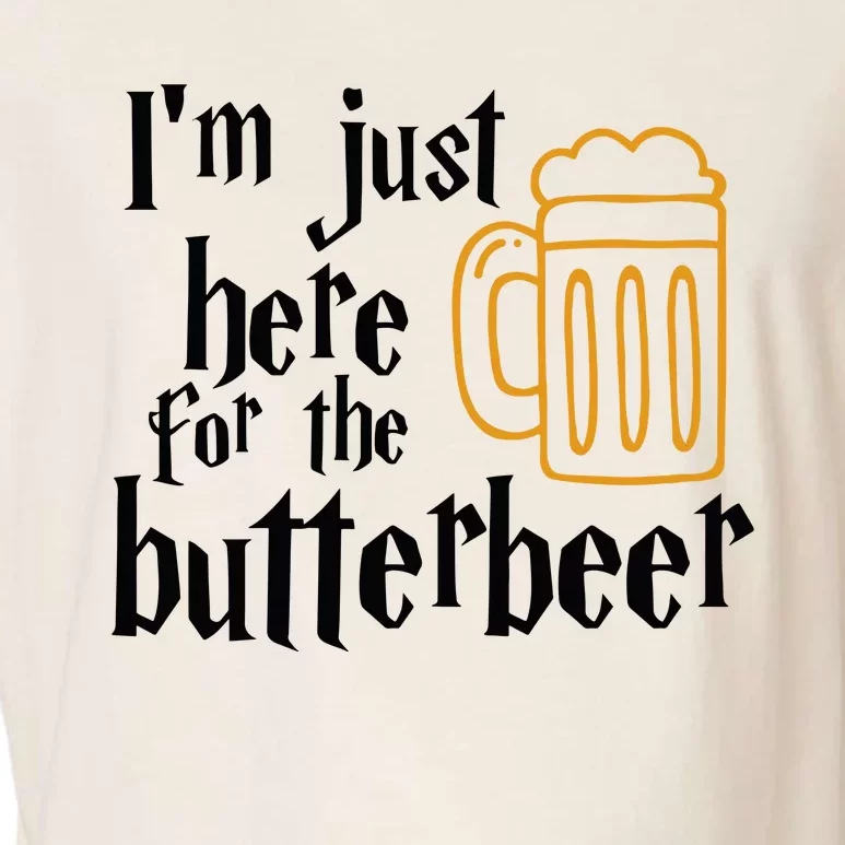 I’M Just Here For The Butterbeer Wizarding World Garment-Dyed Women's Muscle Tee