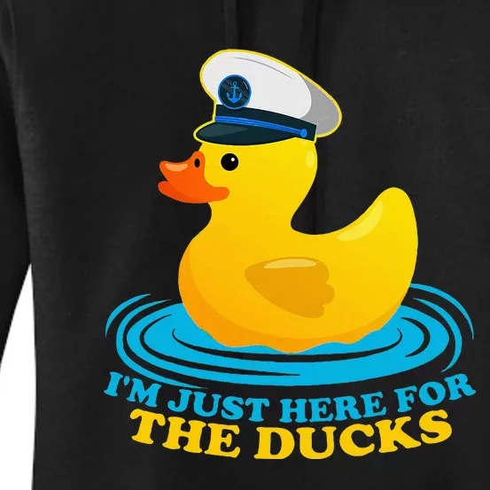 IM Just Here For The Ducks Women's Pullover Hoodie