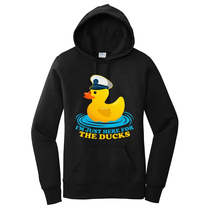 IM Just Here For The Ducks Women's Pullover Hoodie