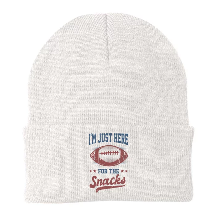 IM Just Here For The Snacks Knit Cap Winter Beanie