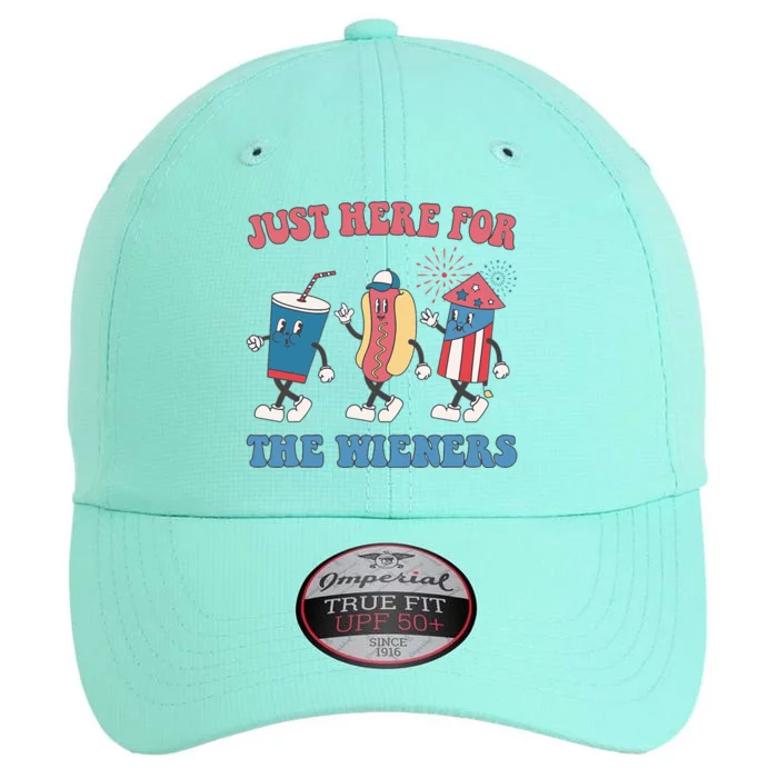 IM Just Here For The Wieners Lovers 4th Of July Party The Original Performance Cap