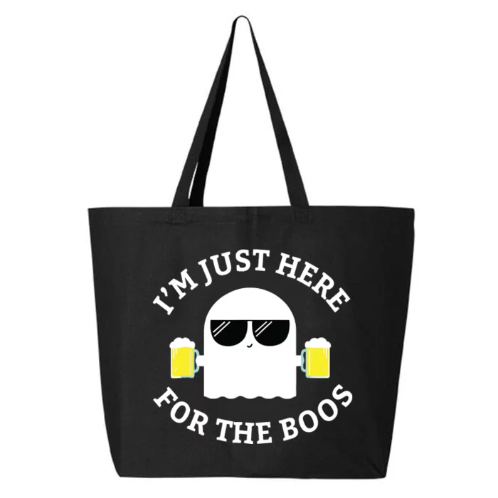 IM Just Here For The Boos Funny Boo Ghost Halloween 25L Jumbo Tote