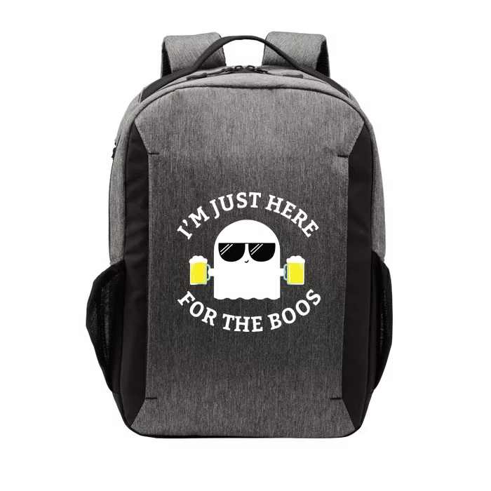 IM Just Here For The Boos Funny Boo Ghost Halloween Vector Backpack