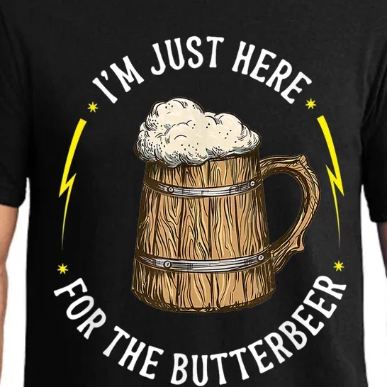 Im Just Here For The Butter Beer Butter Scotch Beer Pajama Set