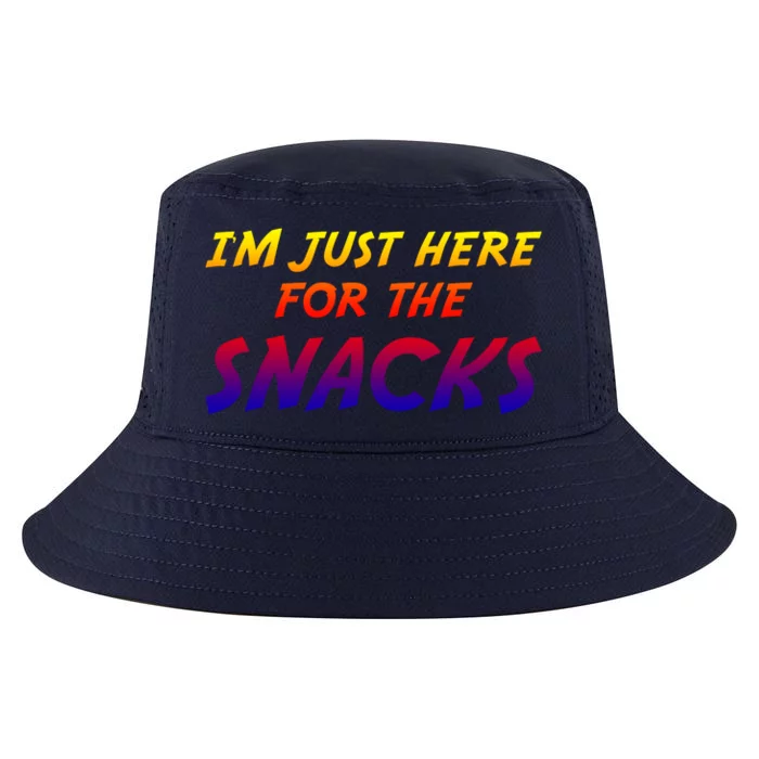 I'm Just Here For The Snacks I Am Just Here For The Snacks Gift Cool Comfort Performance Bucket Hat