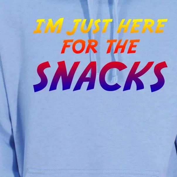 I'm Just Here For The Snacks I Am Just Here For The Snacks Gift Unisex Surf Hoodie