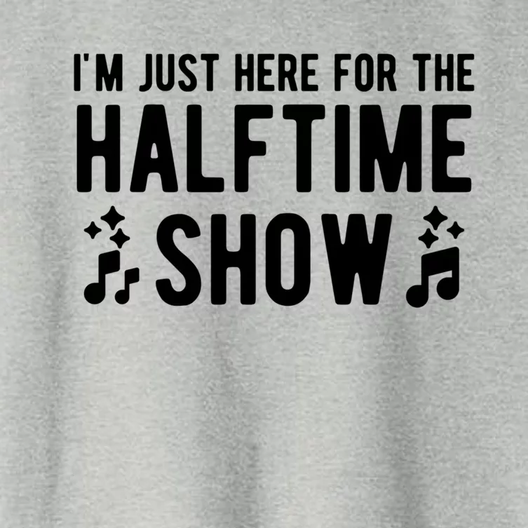 I'm Just Here For The Halftime Show Gift Women's Crop Top Tee