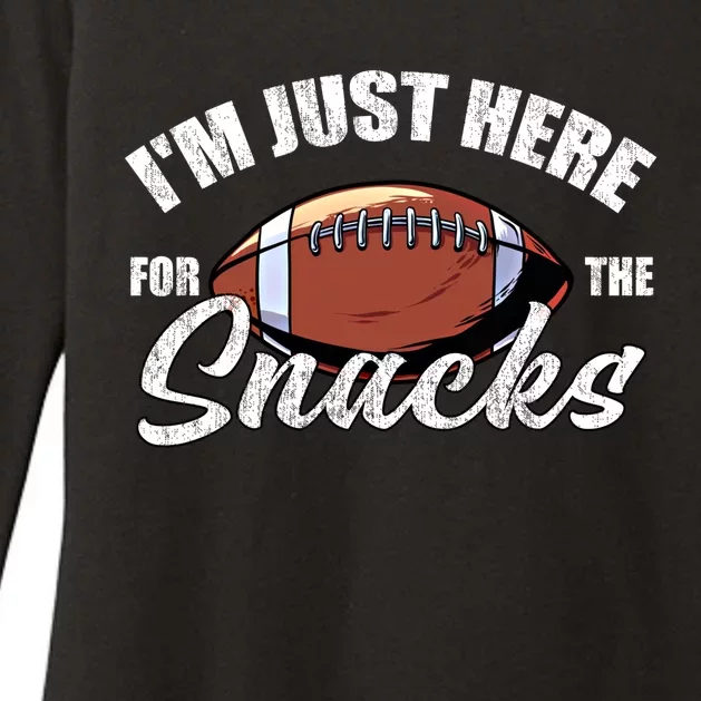 I'm Just Here For The Snacks Gift Womens CVC Long Sleeve Shirt