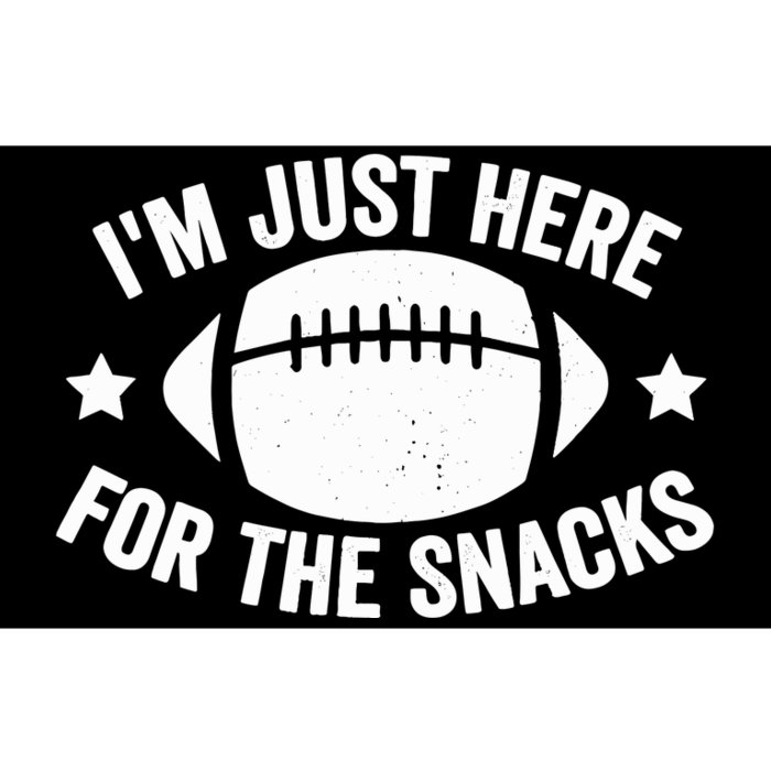 IM Just Here For The Snacks Funny Football For Bumper Sticker