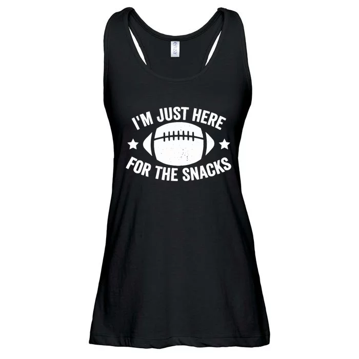 IM Just Here For The Snacks Funny Football For Ladies Essential Flowy Tank