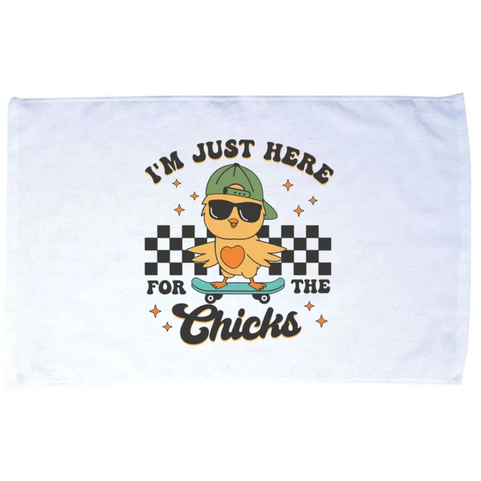 IM Just Here For The Chicks Easter Microfiber Hand Towel