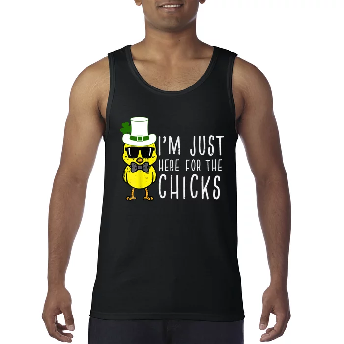 Im Just Here For The Chicks St Patricks Day Tank Top