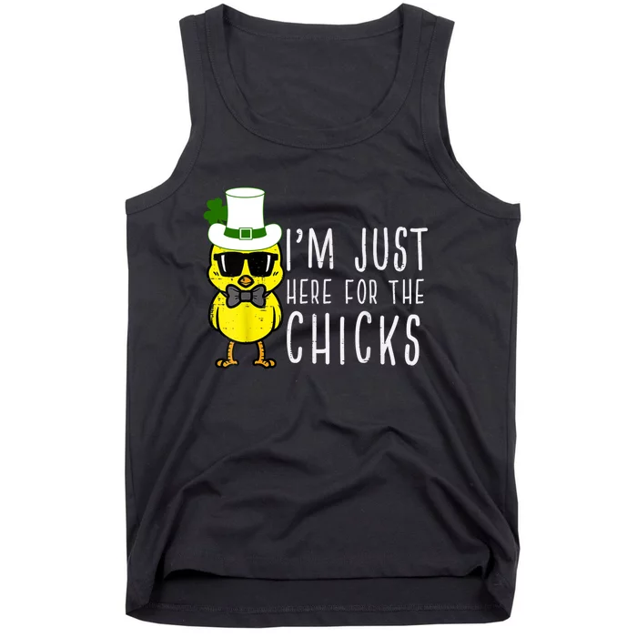 Im Just Here For The Chicks St Patricks Day Tank Top