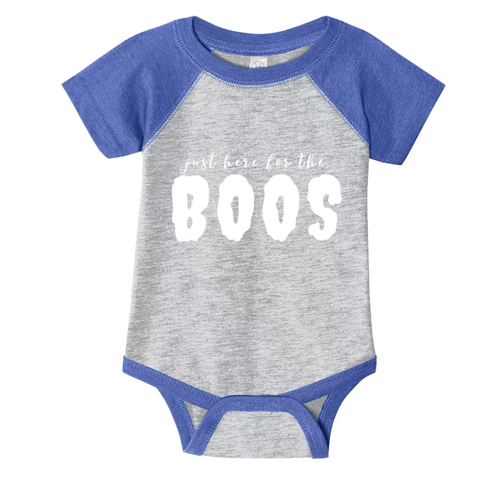 Im Just Here For The Boos Cute S Funny Gift Infant Baby Jersey Bodysuit