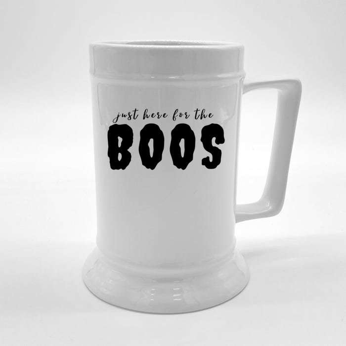 Im Just Here For The Boos Cute S Funny Gift Front & Back Beer Stein