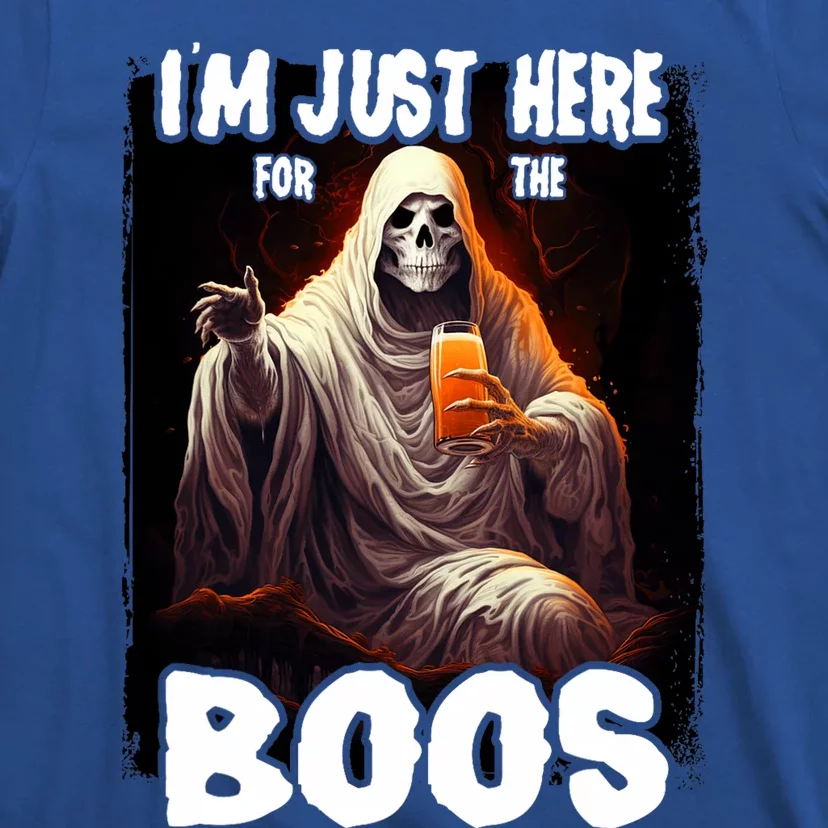 Im Just Here For The Boos Ghost Funny Halloween T-Shirt