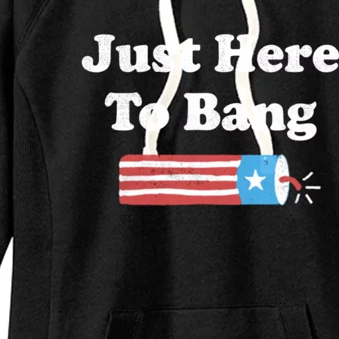 Im Just Here To Bang Women's Fleece Hoodie