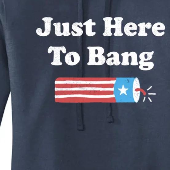 Im Just Here To Bang Women's Pullover Hoodie