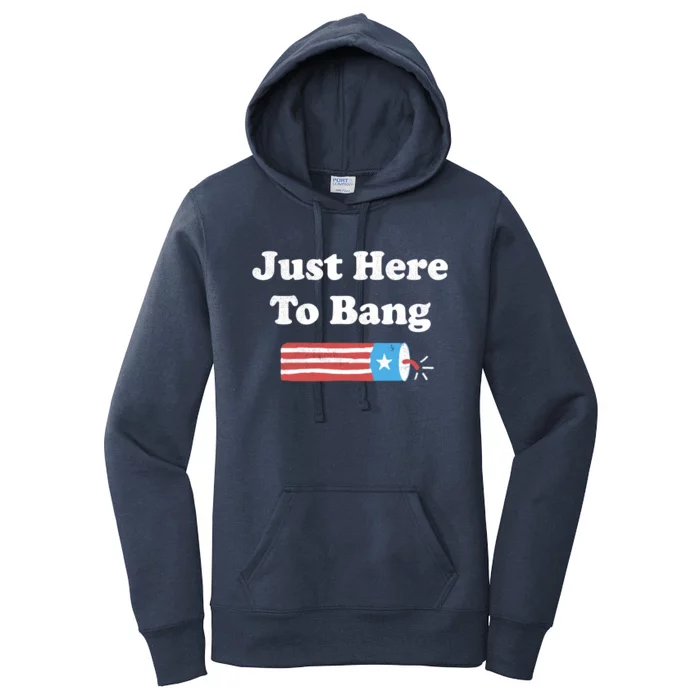 Im Just Here To Bang Women's Pullover Hoodie