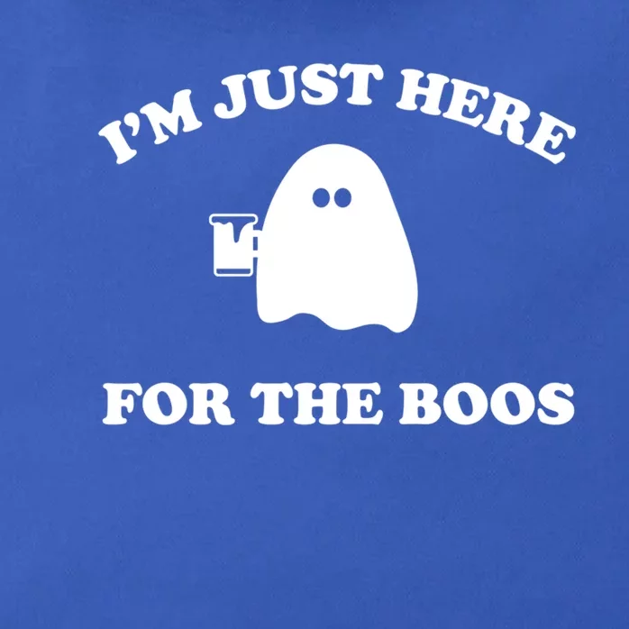 IM Just Here For The Boos Halloween Zip Tote Bag