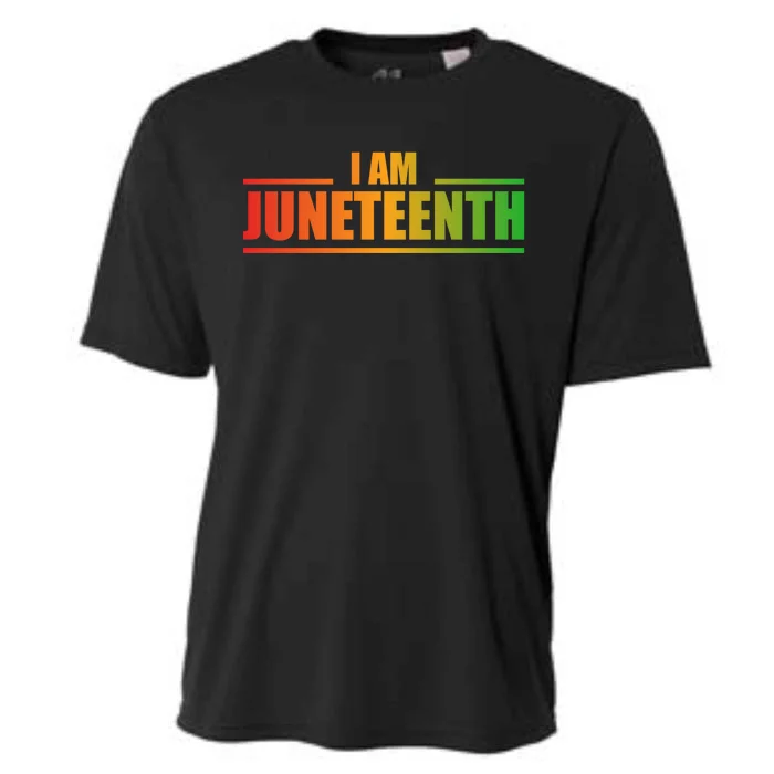 IM Junenth June 19 Afro American Freedom Black History Funny Gift Cooling Performance Crew T-Shirt