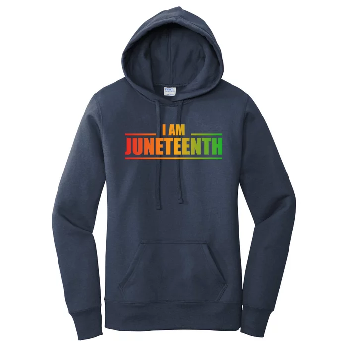 IM Junenth June 19 Afro American Freedom Black History Funny Gift Women's Pullover Hoodie