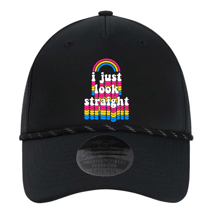 I Just Look Straight Pansexual Pride Flag Gift Funny Gift Performance The Dyno Cap