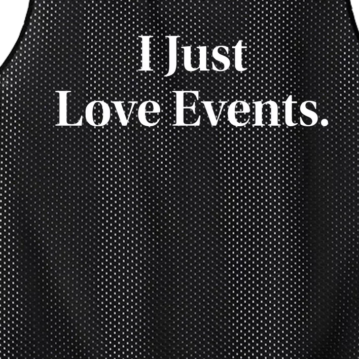 I Just Love Events Mesh Reversible Basketball Jersey Tank