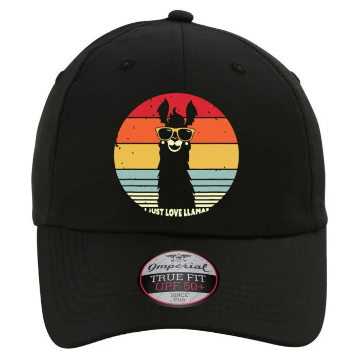 I Just Love Llamas Retro Style Llama The Original Performance Cap