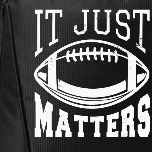 It Just Matters Football City Backpack