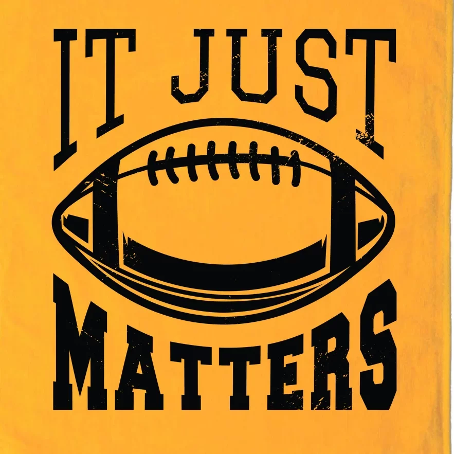 It Just Matters Football Platinum Collection Golf Towel