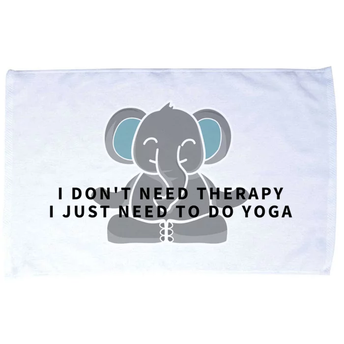 I Just Need To Do Yoga Elephant Pilates Gift Microfiber Hand Towel