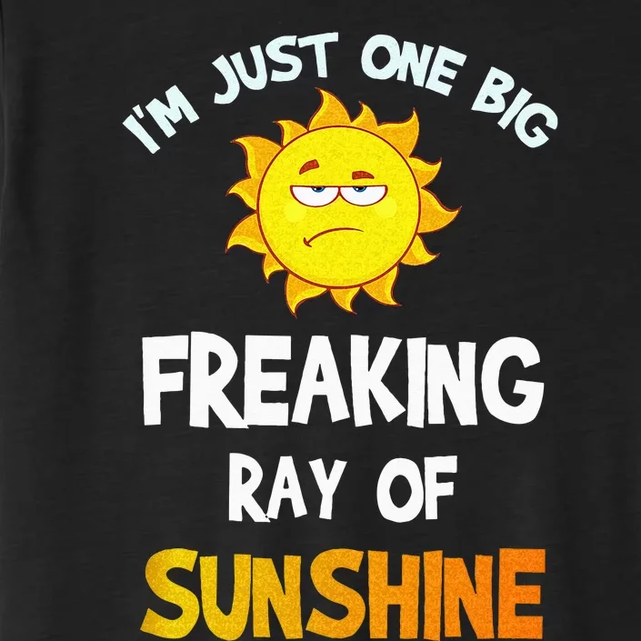 Im Just One Big Freaking Ray Of Sunshine Funny Idea ChromaSoft Performance T-Shirt